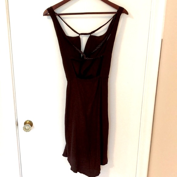 Deep plunge V-Neck Italian Dress - sexy - Sm - Picture 4 of 5